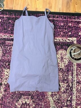 Lilac Slip Dress with Adjustable Straps